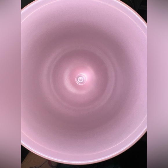 Crystal hand held pink HEART chakra bowl with protective storage case and mallet - Picture 3 of 12